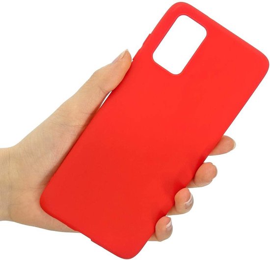 Samsung Galaxy A41 Case - Red - Silicone Back Cover