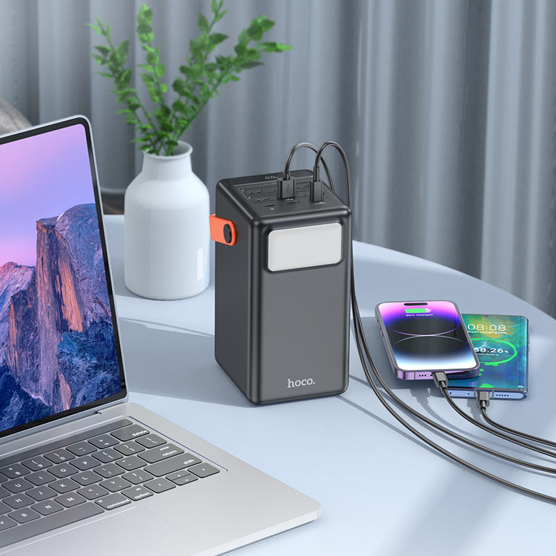 Hoco Powerbank 100.000mAh met Handvat - Zwart