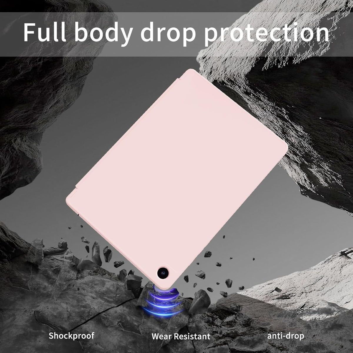 Samsung Galaxy Tab A11 Plus Tablethoes - Roze - Smart Cover