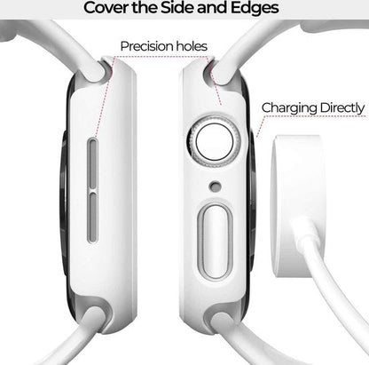 Apple Watch Series 4 (44mm) Smartwatch Screen Protector - Tempered Glass White - 1 Piece