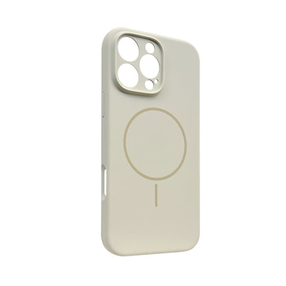 Apple iPhone 16 Pro Hülle - Beige - Liquid-Silikon-MagSafe-Backcover