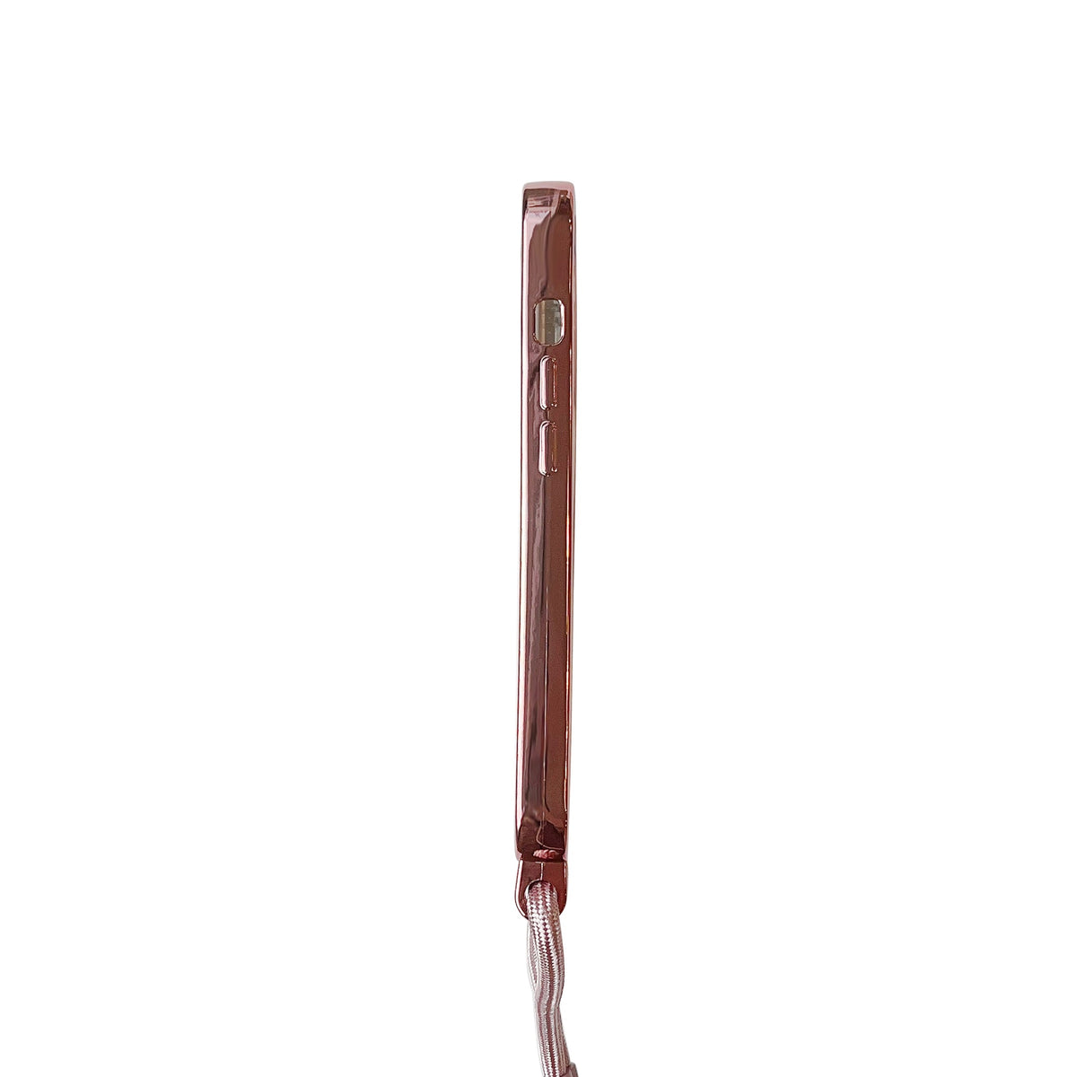 Apple iPhone 14 Case - Rose Gold - Silicone MagSafe Back Cover with Phone Strap