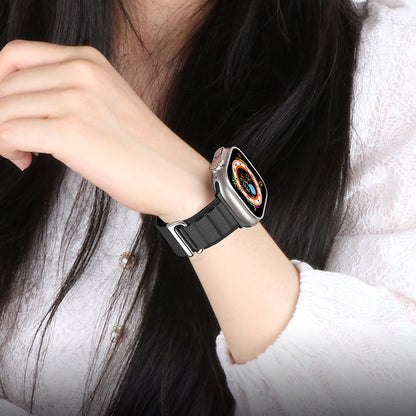Apple Watch Band 44/45/46/49 mm - Hoco Climbing WA20 Nylon - Pink