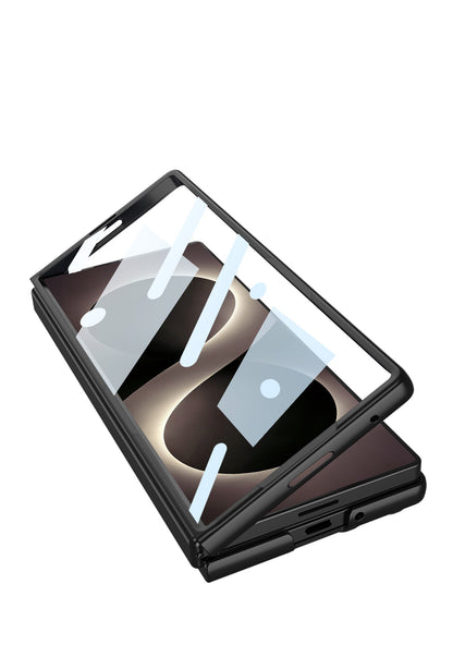 Samsung Galaxy Z Fold8 / Fold 7 Hoesje - Grijs - Ultradun Back Cover met Ingebouwde Screenprotector