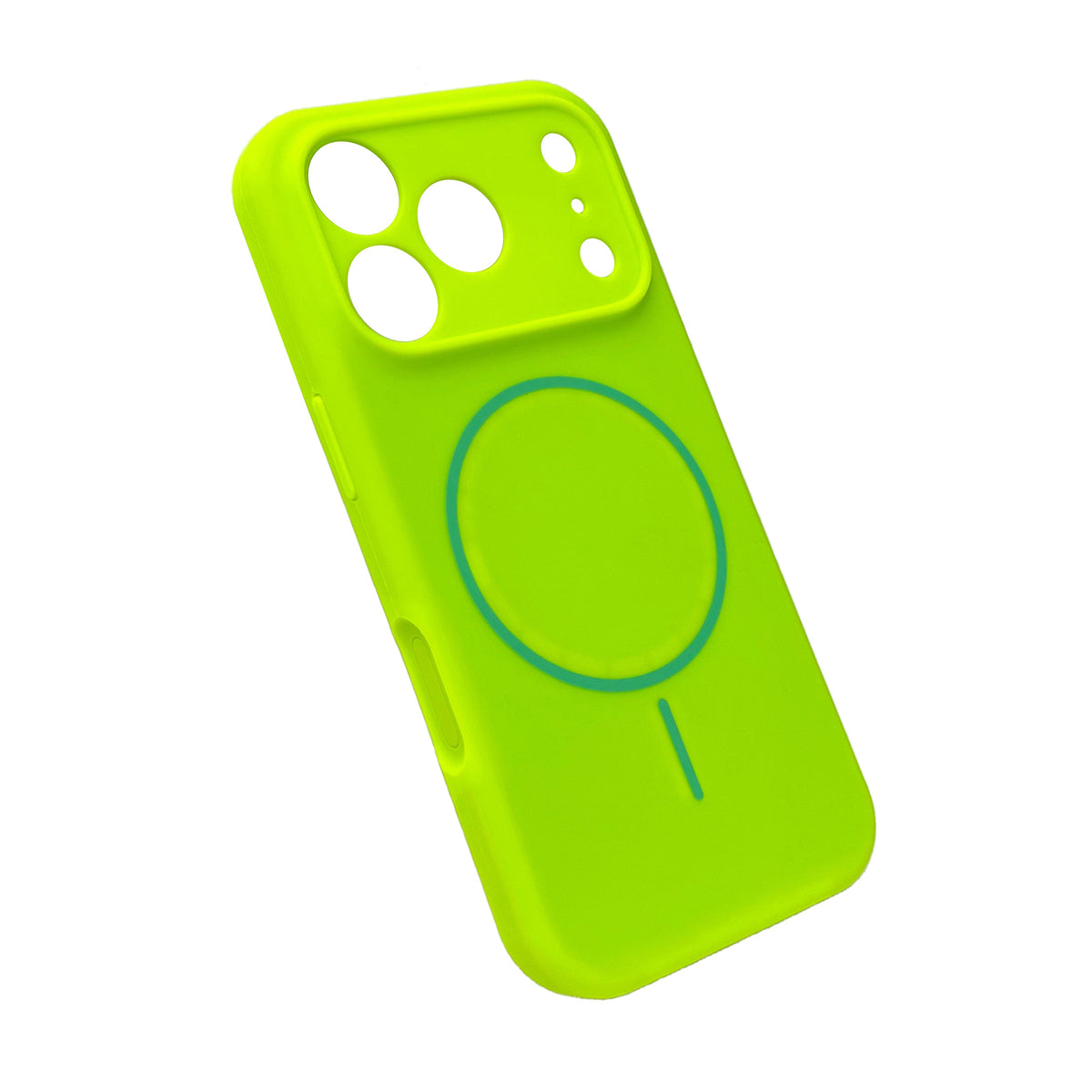 Apple iPhone 18 Pro Hoesje - Lime Green - Zachte Liquid Siliconen MagSafe Back Cover