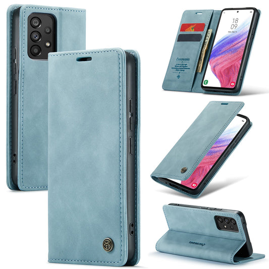 Samsung Galaxy A71 5G Case - Aqua Blue - Slim Wallet Case