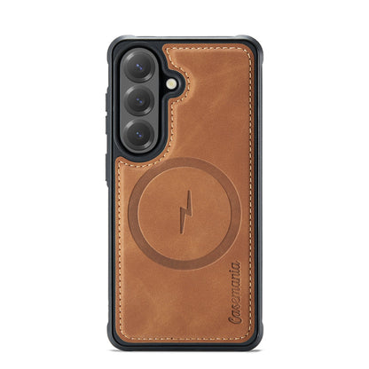 Samsung Galaxy S26 Hoesje - Sienna Brown - 2 in 1 MagSafe Bookcase