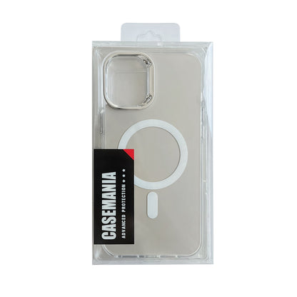 Apple iPhone 15 Plus Hülle - Silber - Fusion-Armor-MagSafe-Backcover