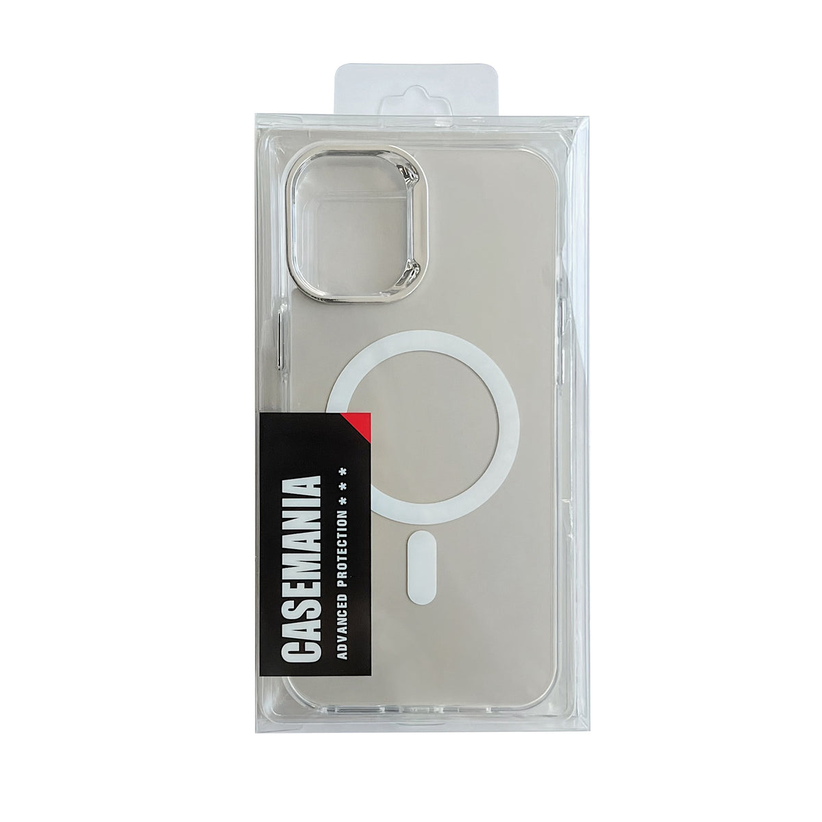 Apple iPhone 16 Plus Case - Silver - Fusion Armor MagSafe Back Cover