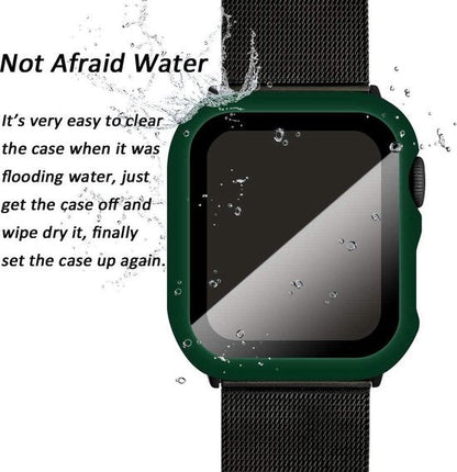 Apple Watch Series 3 (42 mm) Smartwatch Screenprotector - Tempered Glass Groen - 1 Stuk