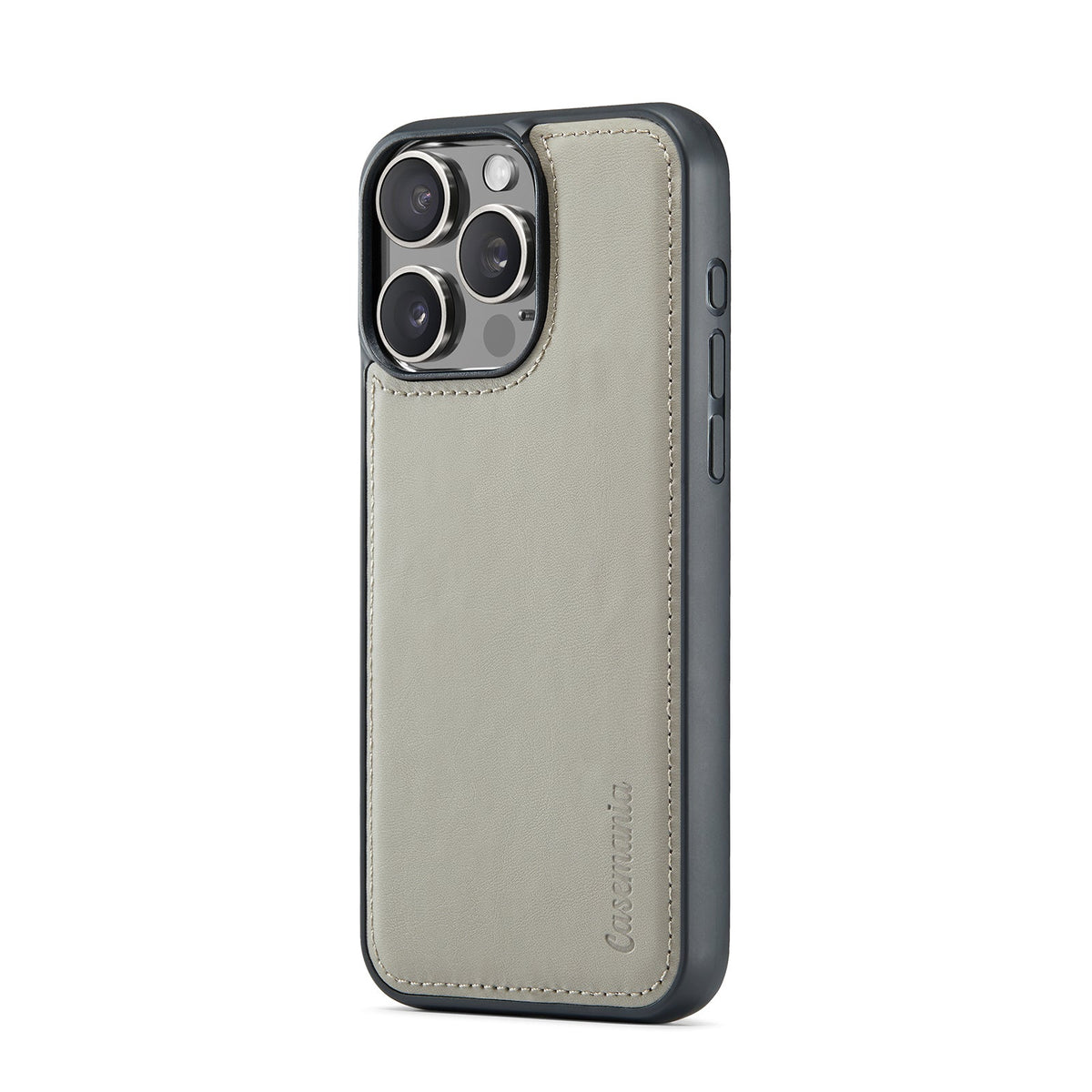 Apple iPhone 15 Hoesje - Smoke Gray - 2 in 1 Bookcase