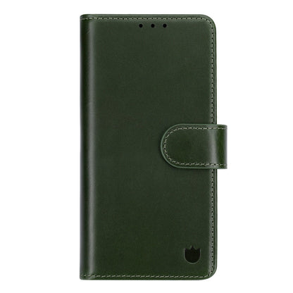 Samsung Galaxy S26 Hoesje - Forest Green - Echt Leren 2 in 1 MagSafe Bookcase