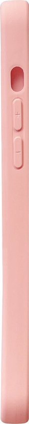 Apple iPhone 14 Pro Max Hoesje - Roze - Matte Siliconen Back Cover