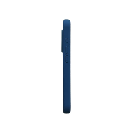 Apple iPhone 16 Plus Case - Blue - Extra Strong Liquid Silicone MagSafe Back Cover with Magnetic Ring