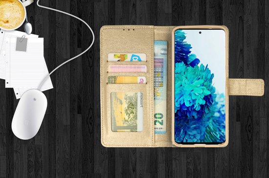 Samsung Galaxy S22 Ultra Hoesje - Goud - Bookcase
