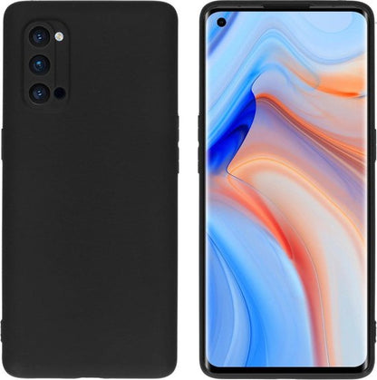 Oppo Reno 4 Pro 5G Hoesje - Zwart - Siliconen Back Cover