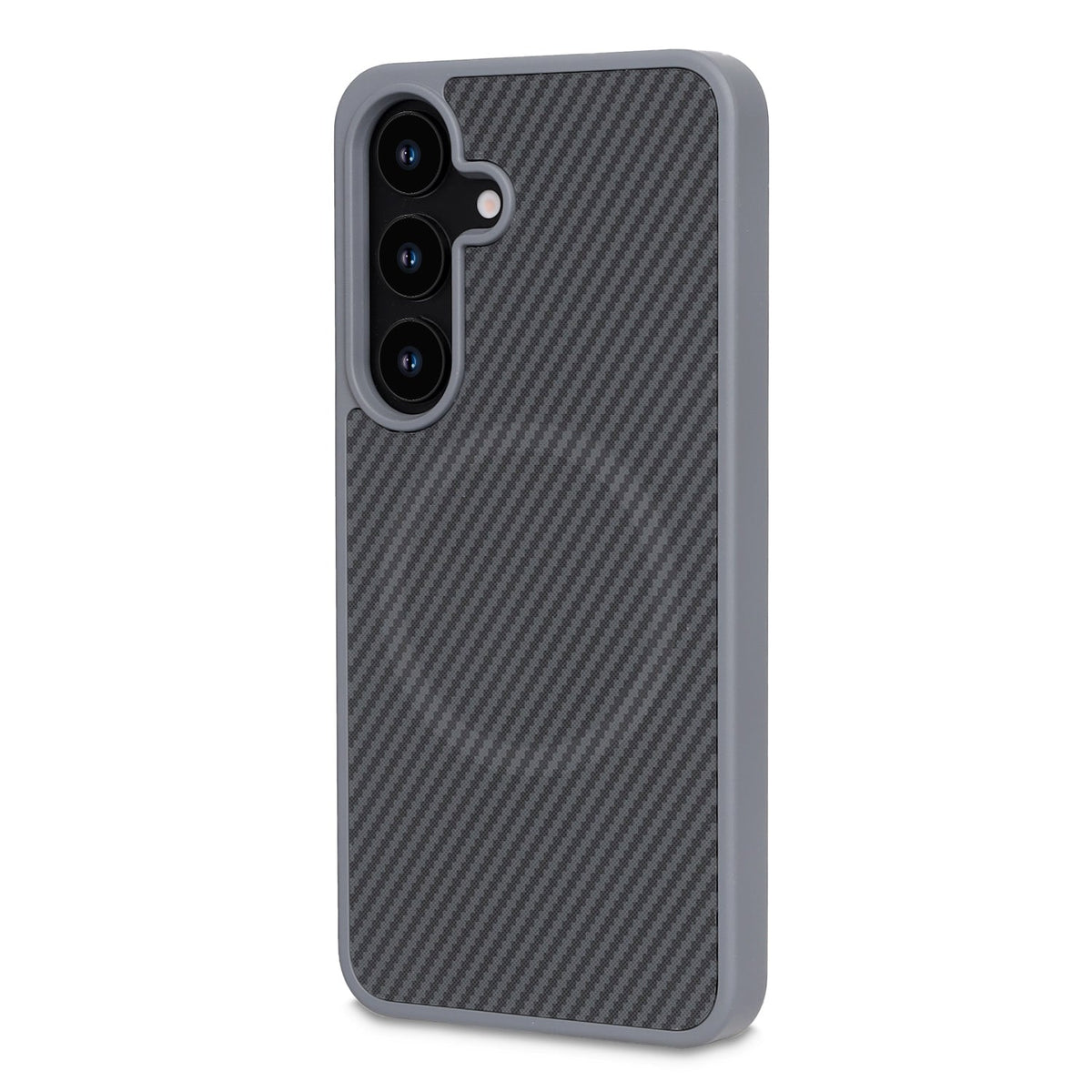 Samsung Galaxy S25 Hoesje - Grijs - Carbon MagSafe Back Cover