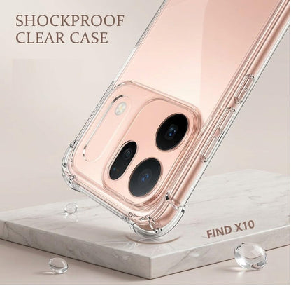 OPPO Find X10 Hoesje - Transparant - Anti Shock Back Cover