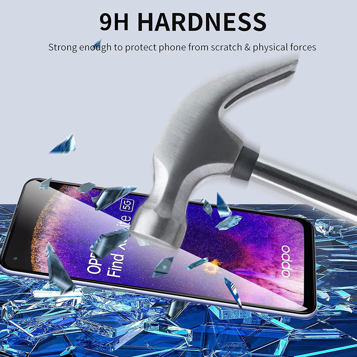 OPPO Find X5 Lite Screen Protector - Full Cover - 2 Pieces