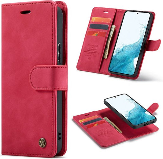 Samsung Galaxy S21 Hülle - Royal Fuchsia - 2-in-1 Klapphülle mit Kartenfach