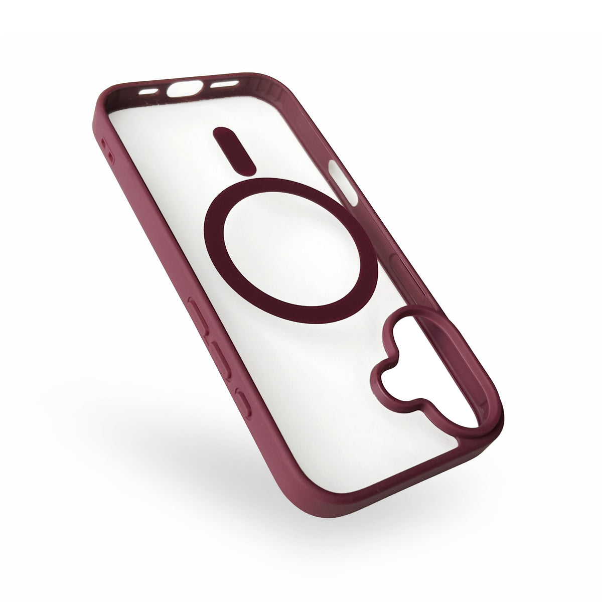 Apple iPhone 17 Hoesje - Burgundy - Bumper MagSafe Back Cover
