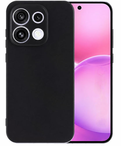 OPPO Reno16 Pro 5G Hoesje - Zwart - Siliconen Back Cover