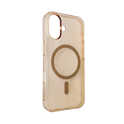 Apple iPhone 17 Hoesje - Oranje - Minimalistic MagSafe Back Cover