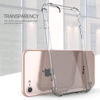 Apple iPhone SE (2020) Hoesje - Transparant - Anti-Shock Back Cover