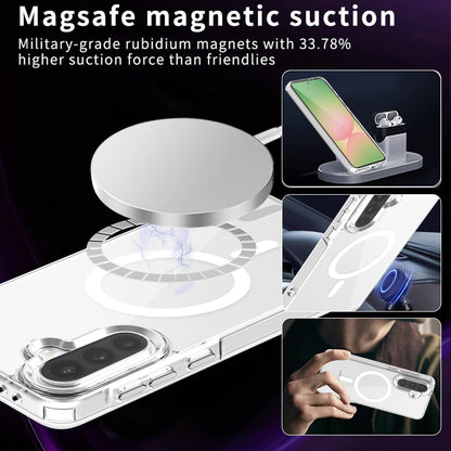 Samsung Galaxy S26 FE Case - Clear - Shockproof MagSafe Back Cover