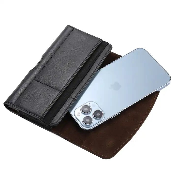 Casemania Riemtas iPhone 11 Pro Hoesje - Zwart - Riemtas Back Cover