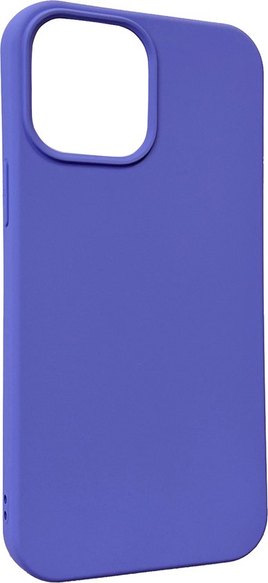 Apple iPhone 13 Pro Max Hoesje - Paars - Matte Siliconen Back Cover
