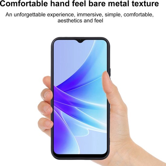 OPPO A57 Hoesje - Zwart - Siliconen Back Cover
