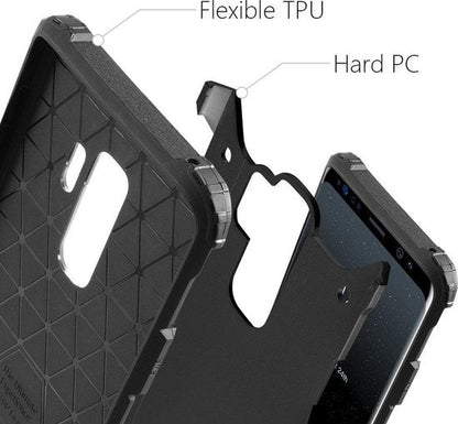 Samsung Galaxy S9 Hoesje - Zwart - Armor Back Cover