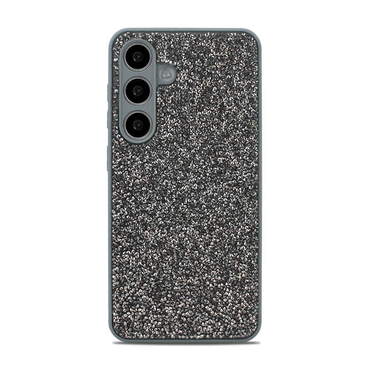 Samsung Galaxy A56 Hoesje - Zilver - Diamant Glitter Back Cover