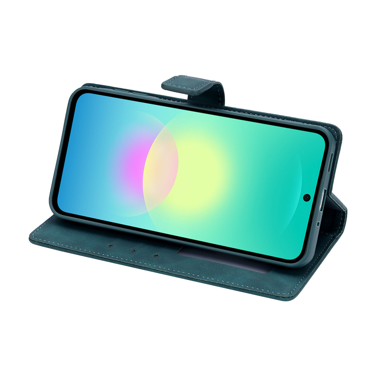 Samsung Galaxy A18 / A17 Hoesje - Emerald Green - Portemonnee Bookcase