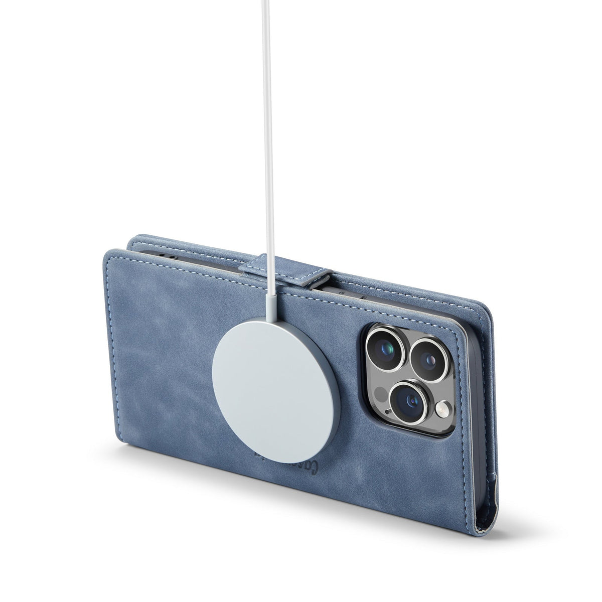 Apple iPhone 15 Pro Max Case - Shadow Gray - Wallet MagSafe Case
