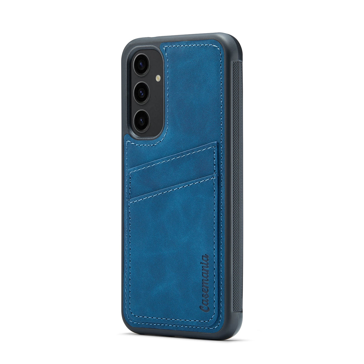 Samsung Galaxy A54 Hoesje - Navy Blue - Back Cover met Pasjeshouder