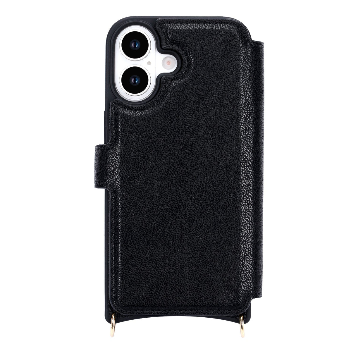 Apple iPhone 17 Case - Black - CM Amsterdam Back Cover with Phone Strap