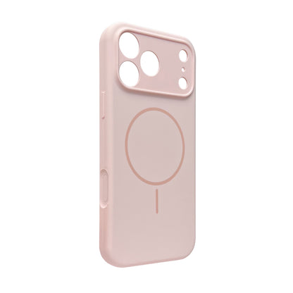 Apple iPhone 18 Pro Max Hoesje - Roze - Zachte Liquid Siliconen MagSafe Back Cover