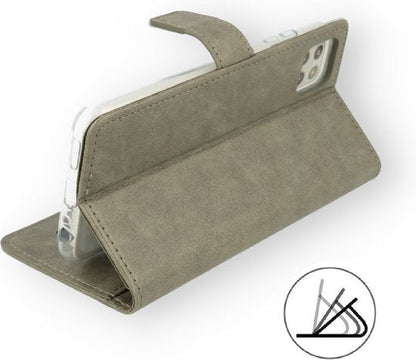 Samsung Galaxy S22 Hoesje - Grijs - Bookcase