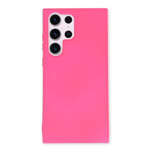 Samsung Galaxy S23 Ultra Case - Neon Pink - Silicone Back Cover