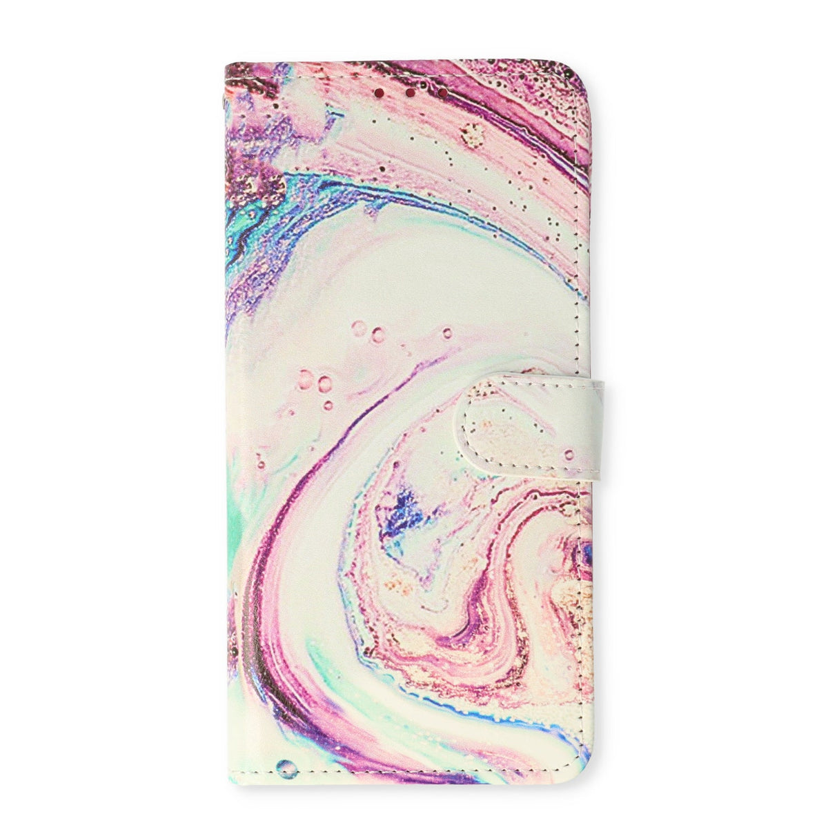 Samsung Galaxy S24 Hoesje - Marmer Twist - Print Bookcase