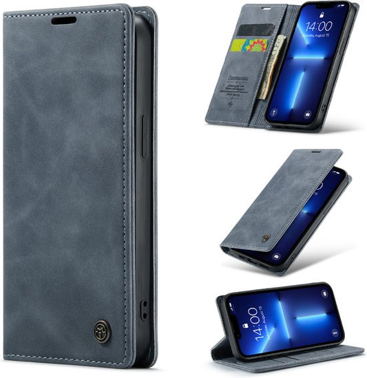 Apple iPhone 12 Mini Hoesje - Shadow Gray - Dunne Bookcase