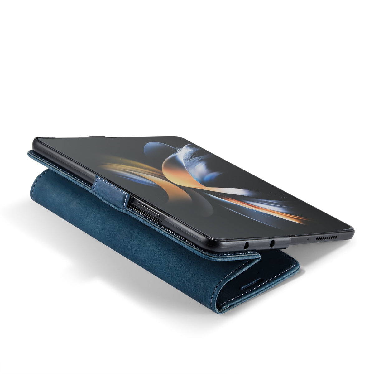 Samsung Galaxy Z Fold 5 Hoesje - Navy Blue - Bookcase