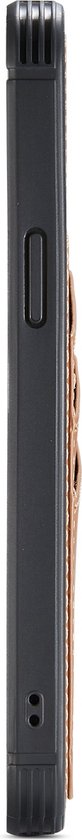 Apple iPhone 13 Pro Max Hoesje - Sienna Brown - Back Cover met Pasjeshouder