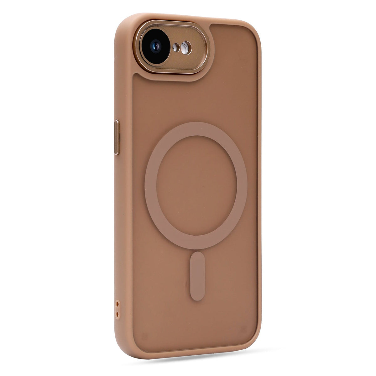 Apple iPhone 17e Hülle - Braun - Mattes Armor-MagSafe-Backcover
