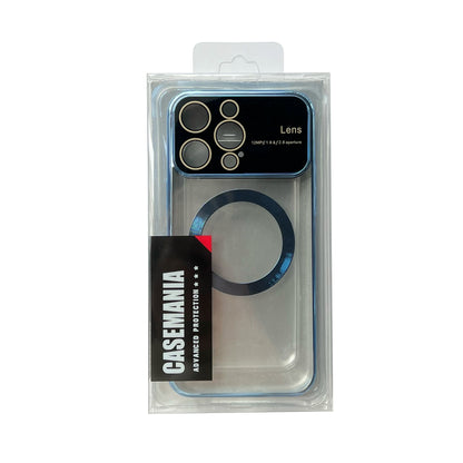 Apple iPhone 15 Plus Hoesje - Blauw - Siliconen MagSafe Back Cover met Camerabescherming