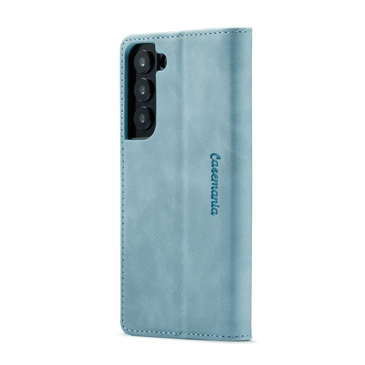Samsung Galaxy S24 Plus Hoesje - Aqua Blue - Dunne Bookcase