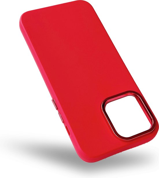 Apple iPhone 14 Pro Max Case - Red - Silicone Back Cover
