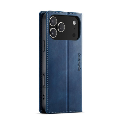 Apple iPhone 18 Pro Max Hoesje - Navy Blue - Luxe Dunne Bookcase